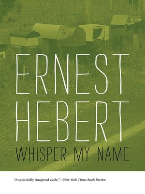 cover image of Whisper My Name